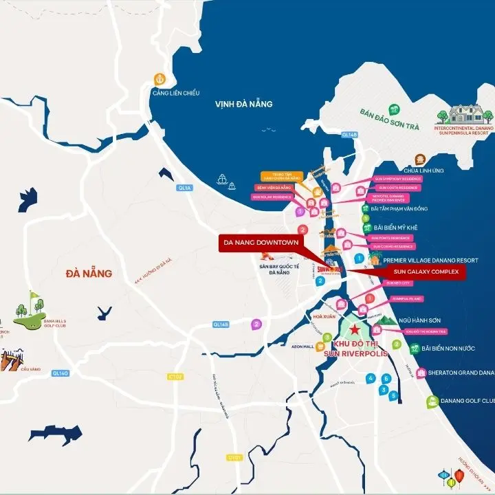 Từ Da Nang Downtown kết nối toàn bộ nhịp sống trung tâm Đà Nẵng